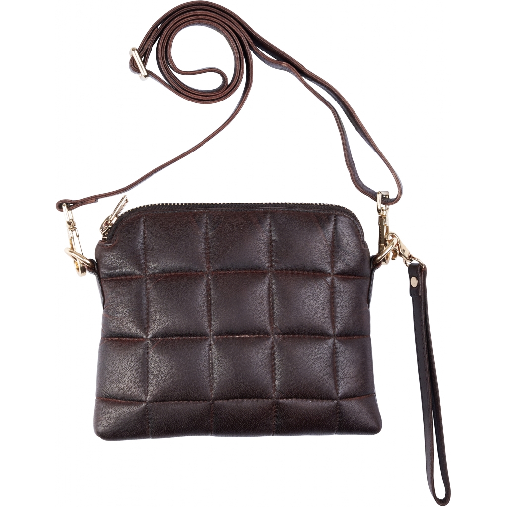 No.1 by Ox - Brun Quilted Clutch - Tasker & punge -